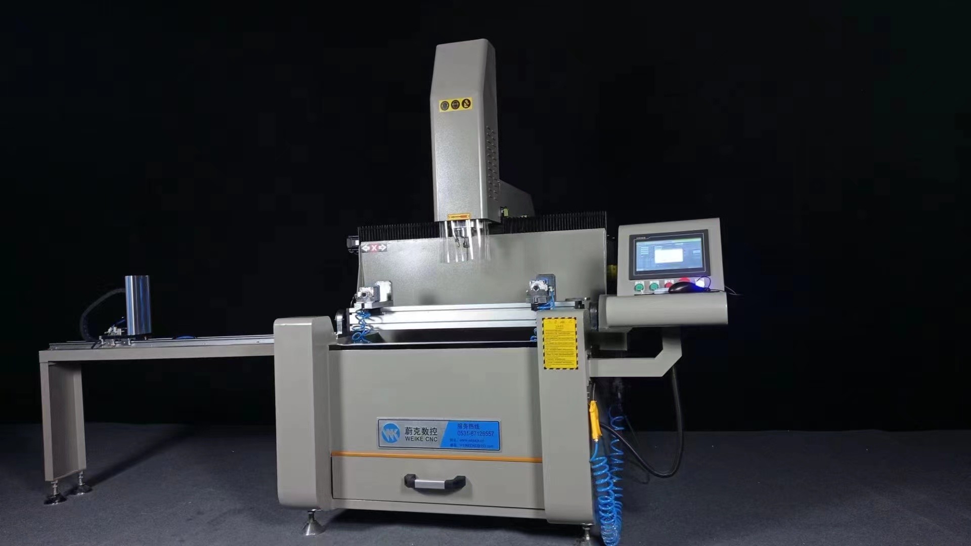 CNC Drilling Milling Machine 18000/Min Automatic Aluminium Door Making Machine