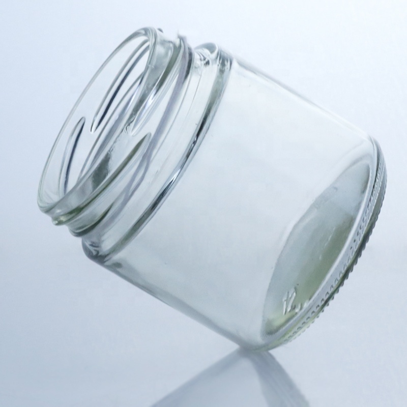 120ml Mini Transparent Liquor Glass Bottle for Vodka Whisky Rum Gin Brandy Honey Milk