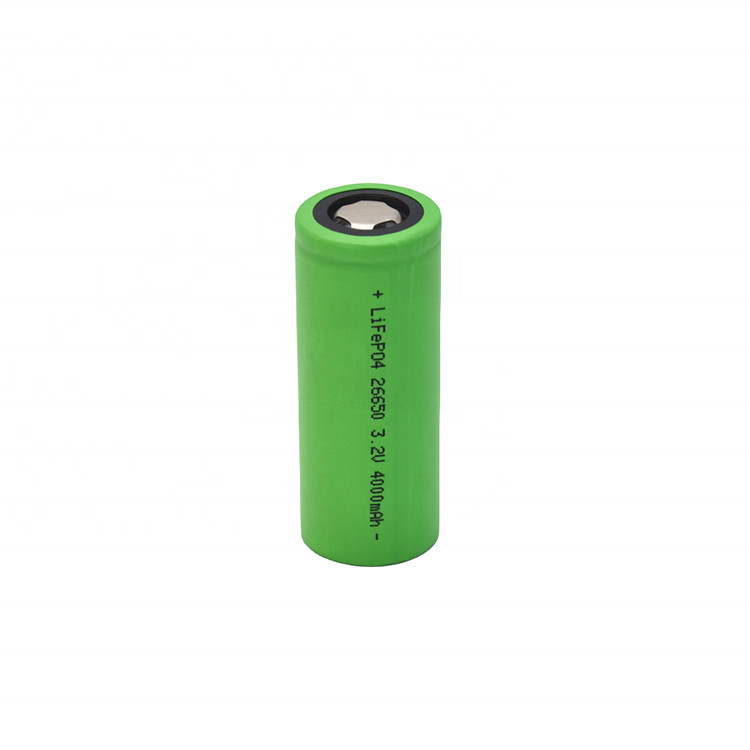Rechargeable MSDS 3.2v 4000mah IFR 26650 LiFePO4 Battery Cell High Capacity