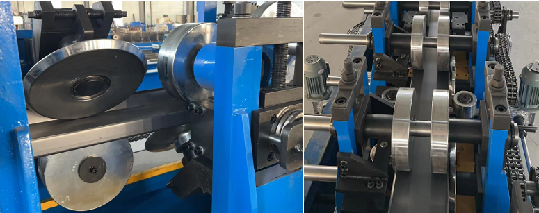Roller design of punching machine