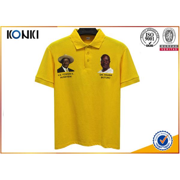 Attractive Style Custom Polo Shirt Short Sleeve POLO Collar For Election Campaign