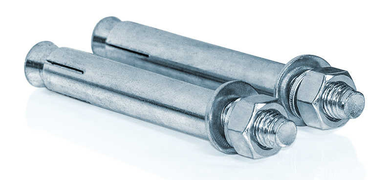 50mm - 300mm Concrete Anchor Bolt M10 Hex Head Bolt Customized