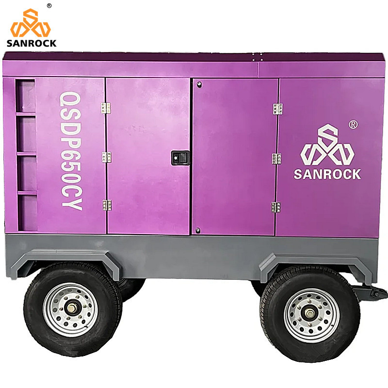 Portable Rotary Screw Type Air Compressor High Efficiency Screw Air Compressor Small Air Compressor Machine