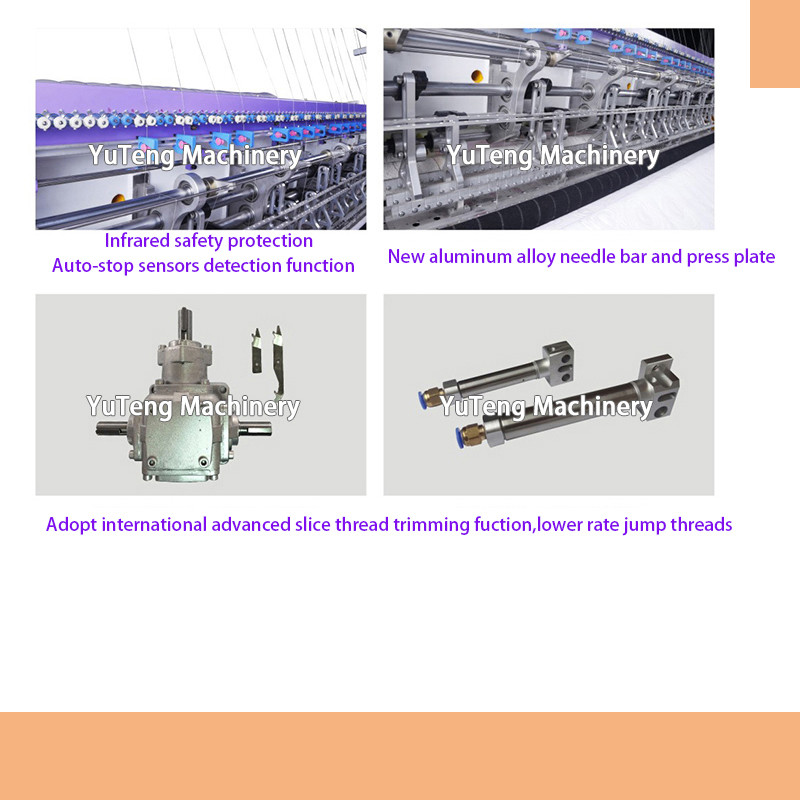 Computerized High Speed Non-Shuttle Multi-Needle Mattress Making Machine