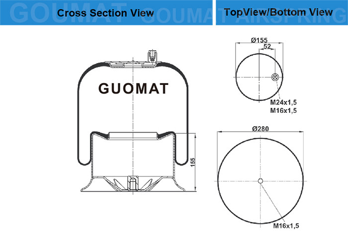 Air Shocks For Sale GART Number C299/A GOODYEAR 9520 Fits MERCEDES 9743200217