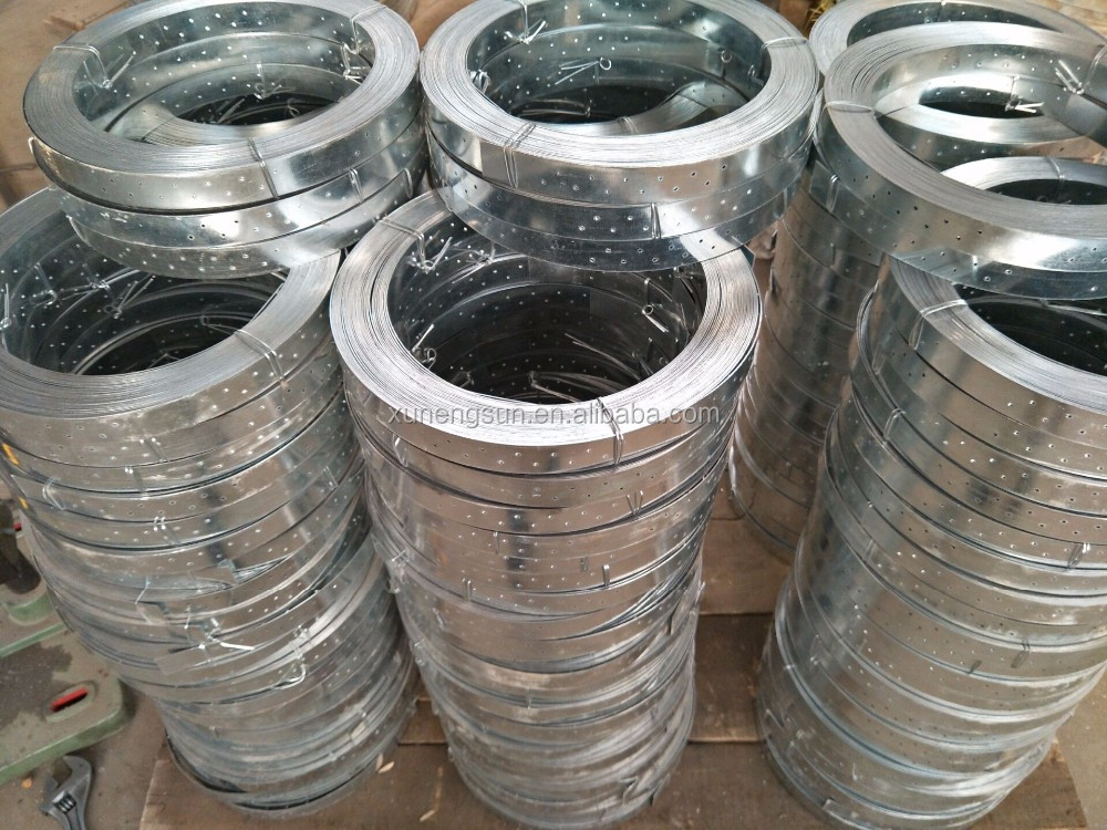 OEM 10 Metre Roll of 12mm Multi Purpose Perforated Galvanised Steel Strap Fixing Band