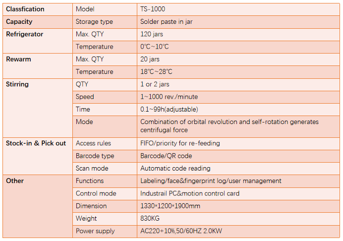 Smart Solder Paste Storage Cabinet With Refrigeration AC220V