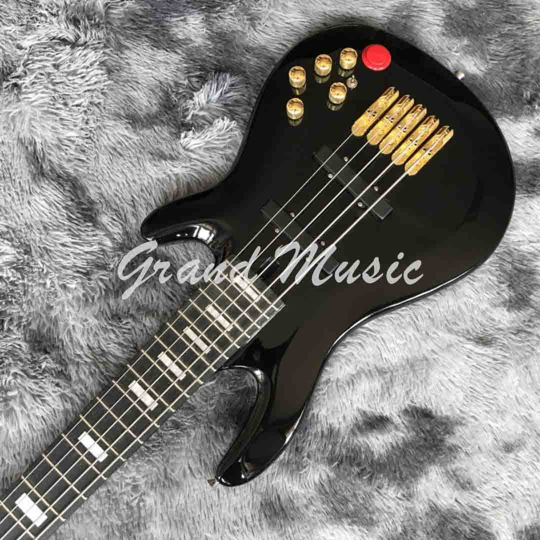 Custom Grand Nathan East Signature Model Neck Through 5-piece Maple Mahogany Neck Body Guitar Bass