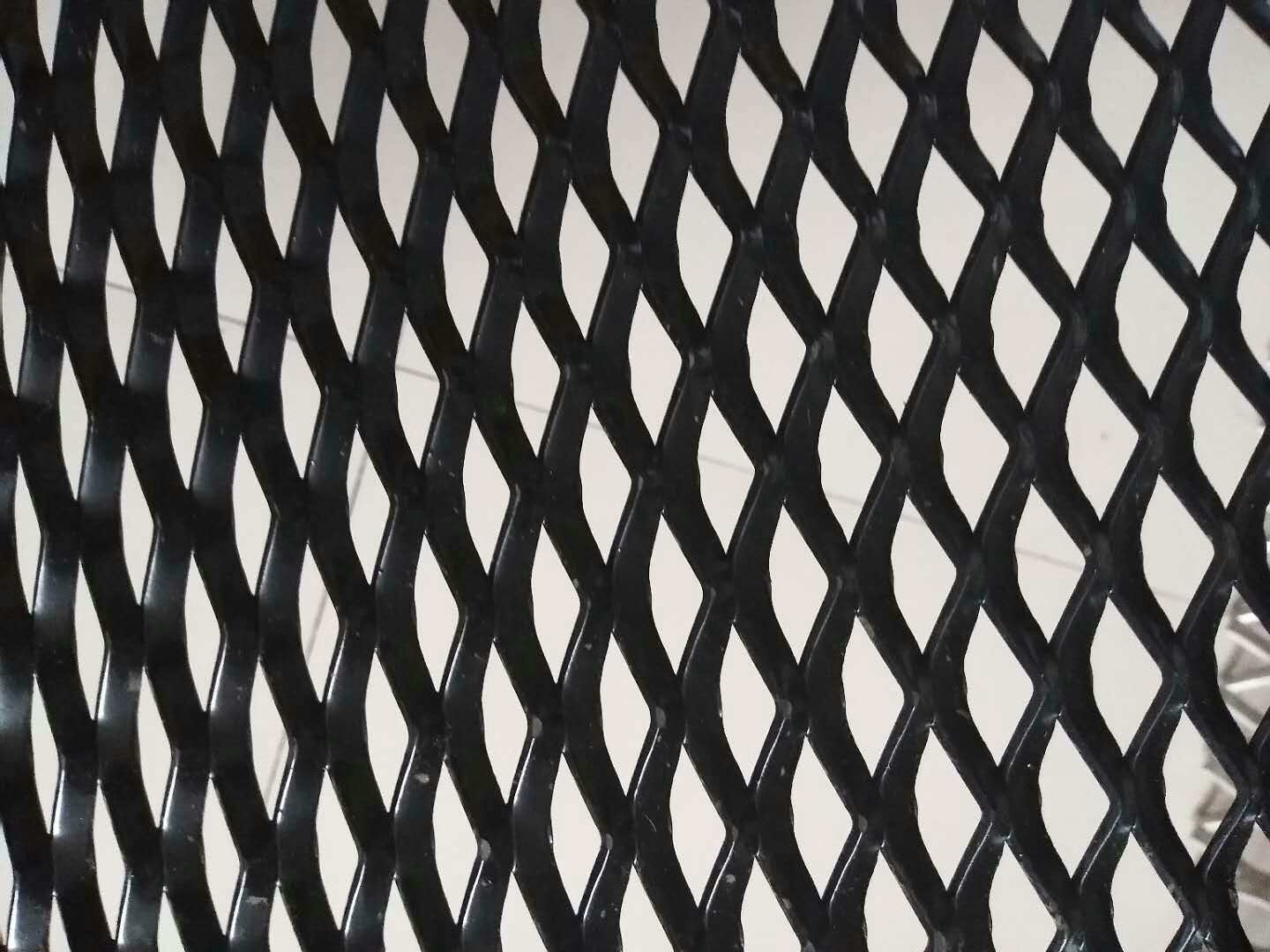 4x6 Black Expanding Wire Mesh Metal Powder Coated Anti Corrosion
