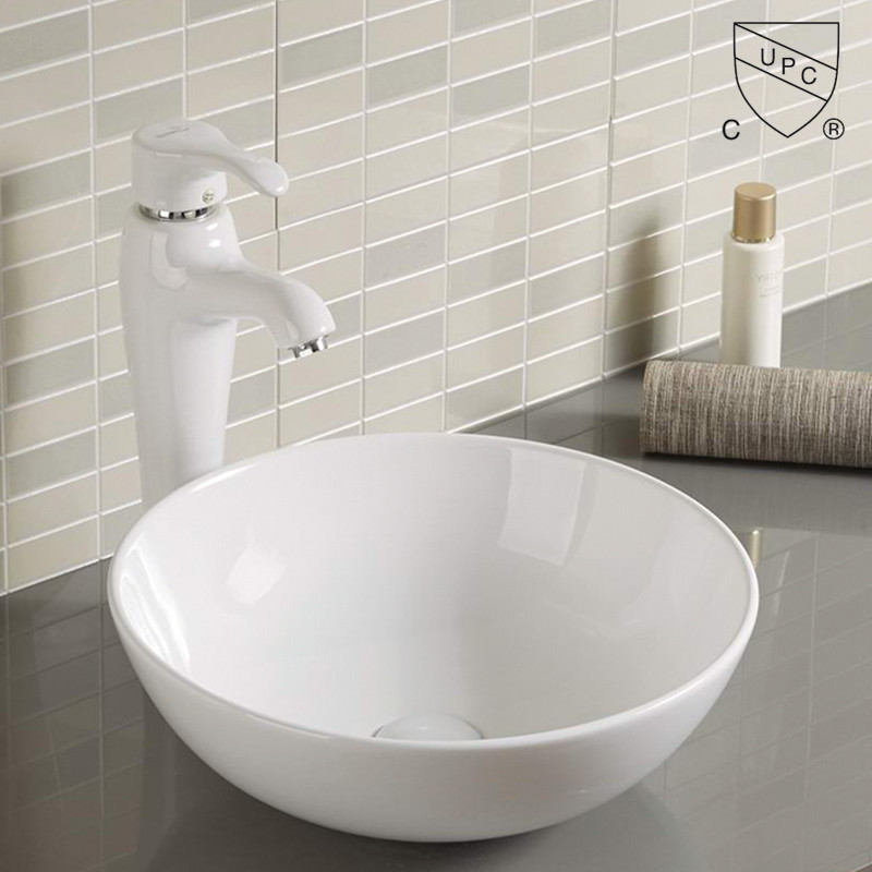 Painted Matt Color New Vanity Bathroom Top Mount Basin Laboratory Round Ceramic Sink