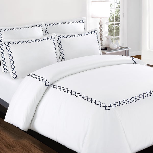 Nantong Luxury Duvet Bedding Sets With Stitch Embroidery Covers For King Size Bed