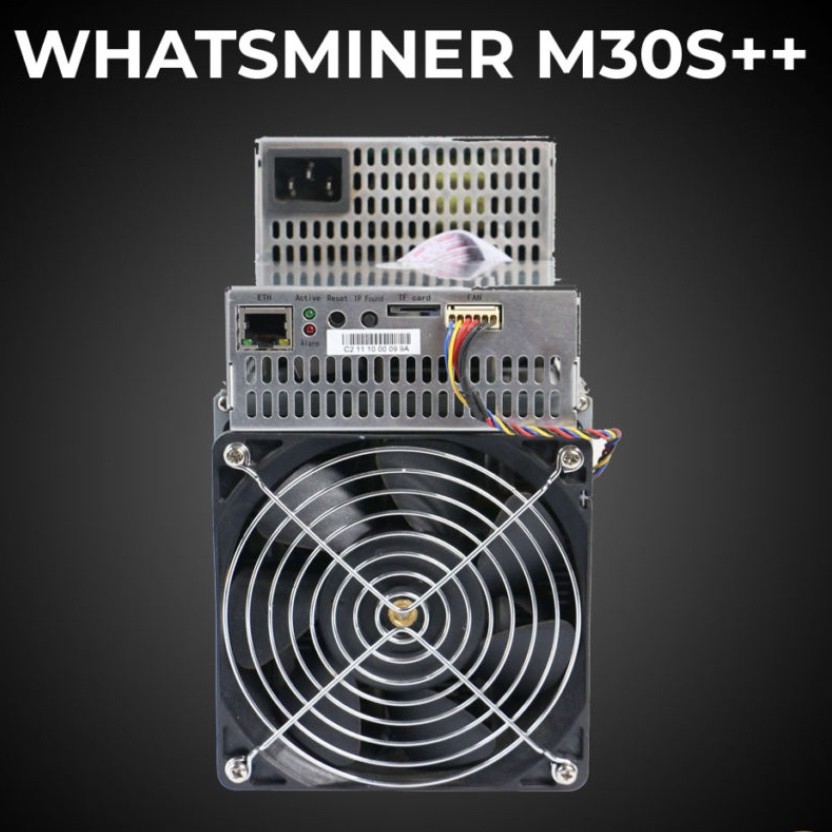 SHA 256 Asic 3472W Microbt Whatsminer M30s++ 112t BTC/BSV/BCH Coin