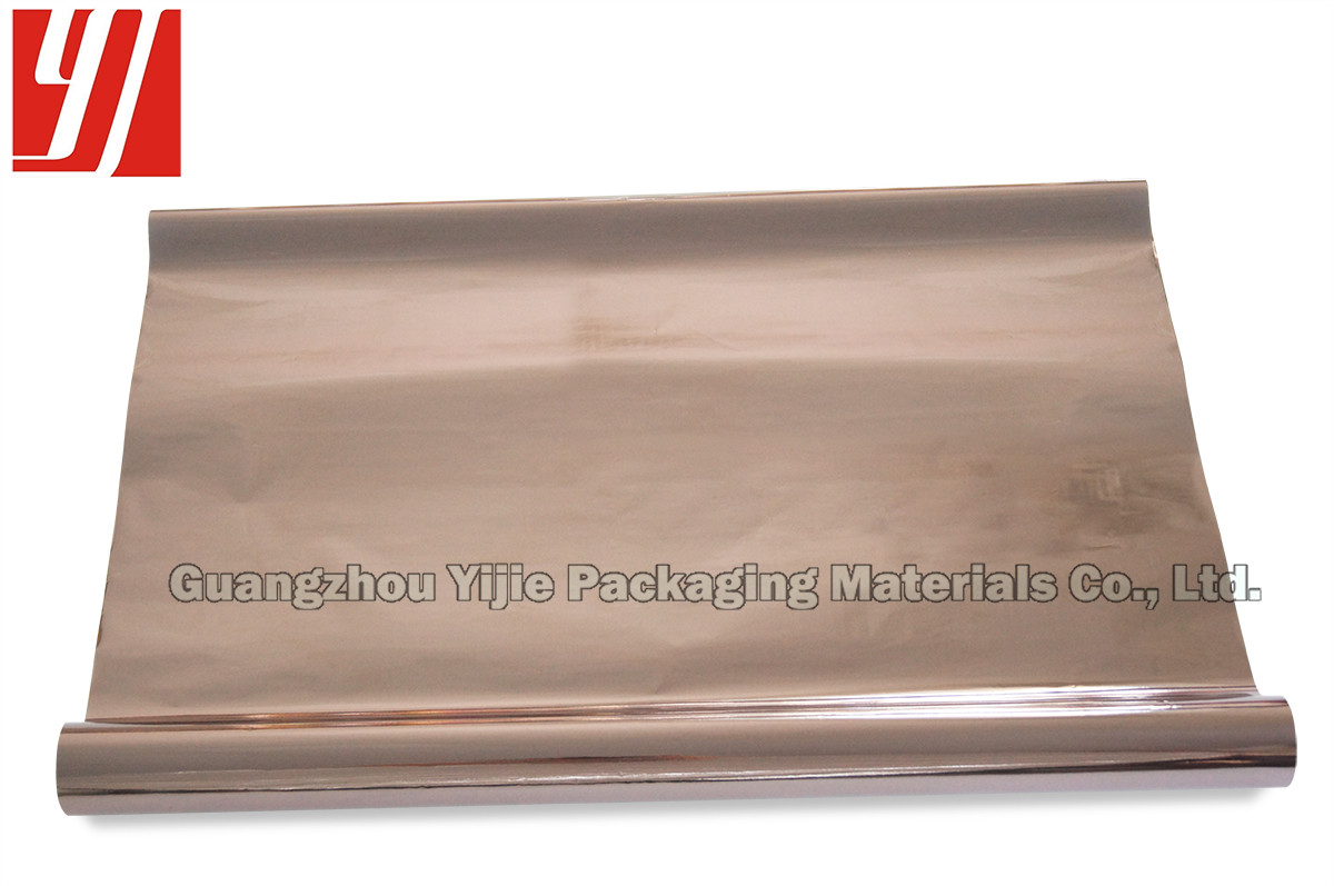 12 Micron Copper Stamping Foil For Furniture Drinks Industry Coding Barcodes