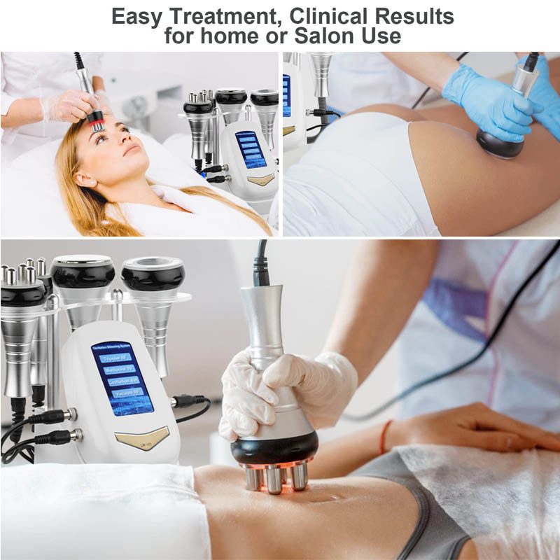Body Cavitation 4 In 1 Rf Vacuum Slimming Machine Fat Reduction Portable