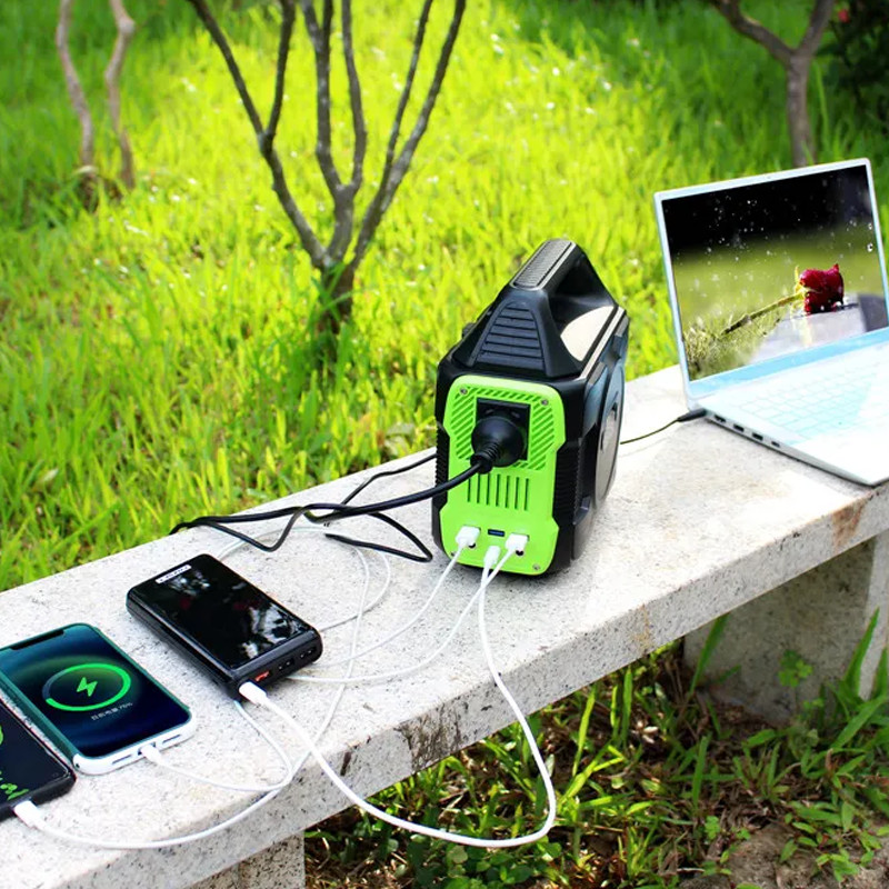 200wh Usb Type-c Dc Ac Lithium Battery Bank Portable Power Station