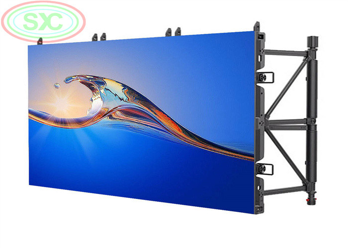 P3.91 Die Casting Aluminum Rental LED Display Lightweight View Distance 3-50m