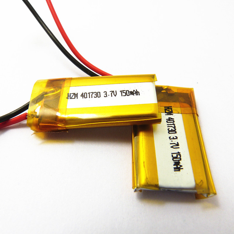 Rechargeable 401730 3.7 V 150mah Lipo Battery , Bluetooth Headset Battery Replacement