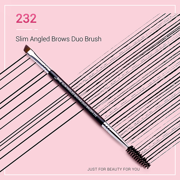 Jessup Dual Head Eyebrow Eyelash Brushes Cosmetics Beauty Tools