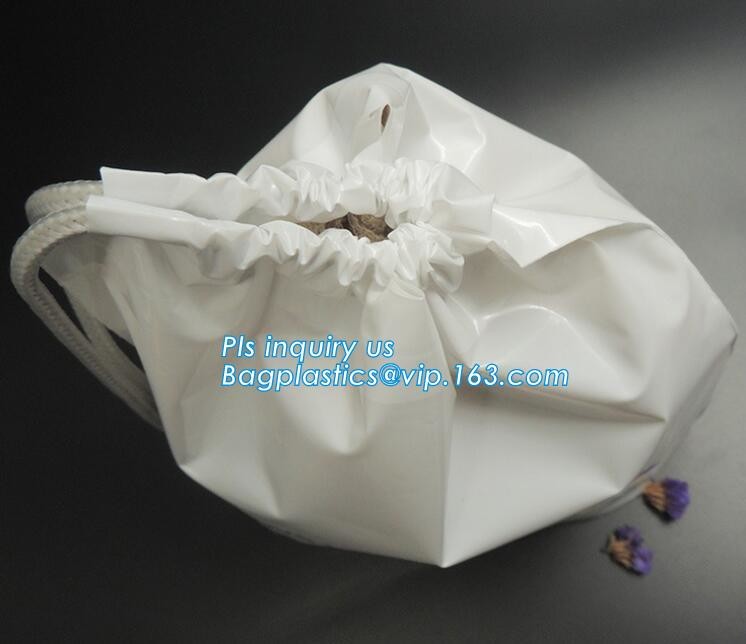 Biodegradable 22" X 28" Nylon Laundry Bags Two Shoulder Straps For Easy Backpack Carrying With bagplastics bagease packa