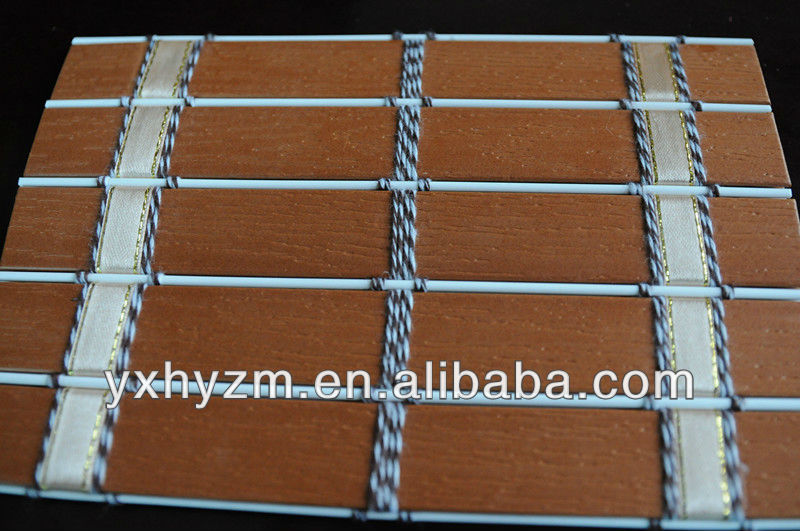 Custom PVC Blind Aging Resistant , Natural Bamboo Shades Office Use