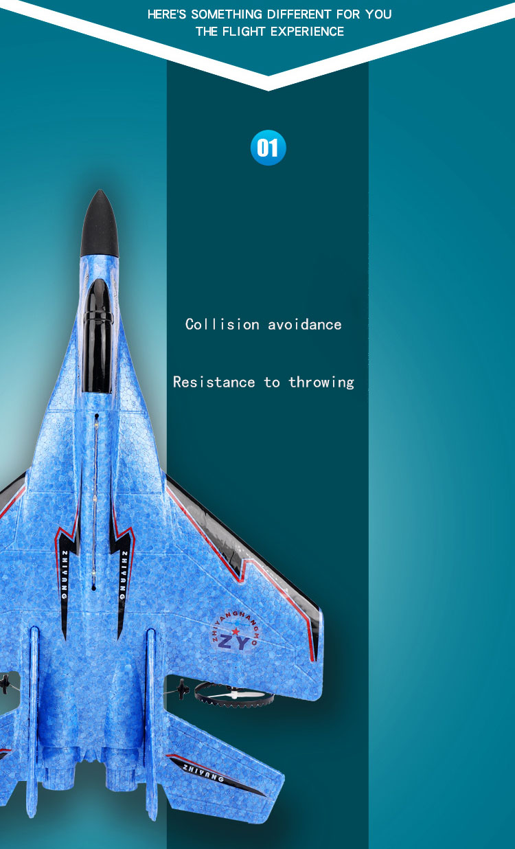 Remote Control Glider with Light and Fall Resistance Intermediate Operator Skill Level