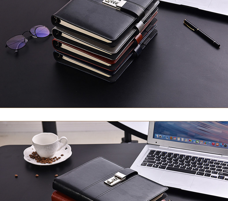 A5 CODE BOOK NOTEBOOK WITH LOCKING LEDGER CARD CARD CODE BOOK LOOSE-LEAF SECRET DIARY