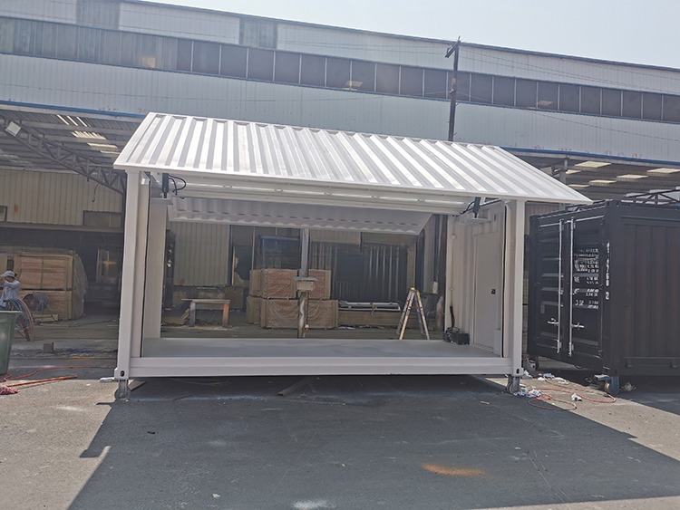 SPA-H Corten-A 20ft Electric Hydraulic Wing Flying Opening Dry Shipping Container Side Door with Side Open Design