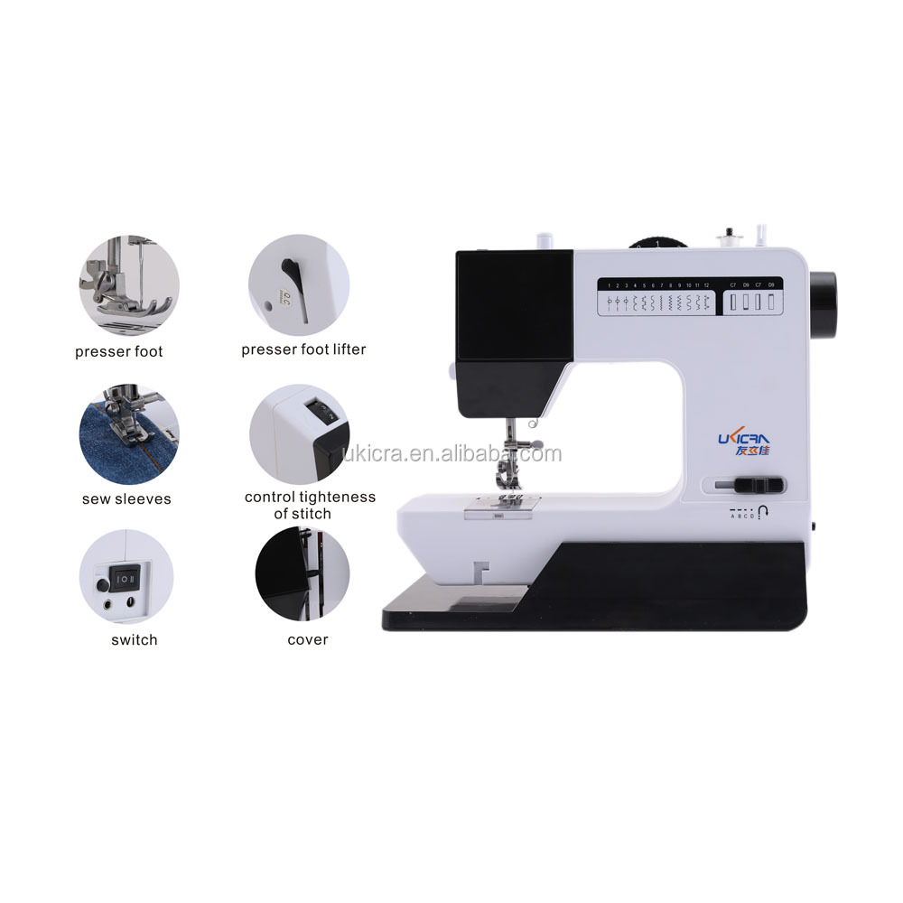 Easy to Operate Domestic Sewing and Overlocking Machine with Main Material ABS Metal