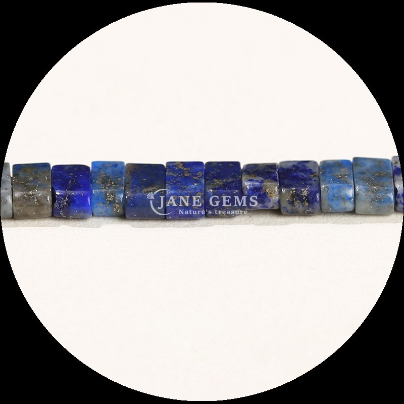 Natural Gemstone Polished Finish Cube Beads Amazonite Picture Jasper Loose Bead Strands For Jewelry Making