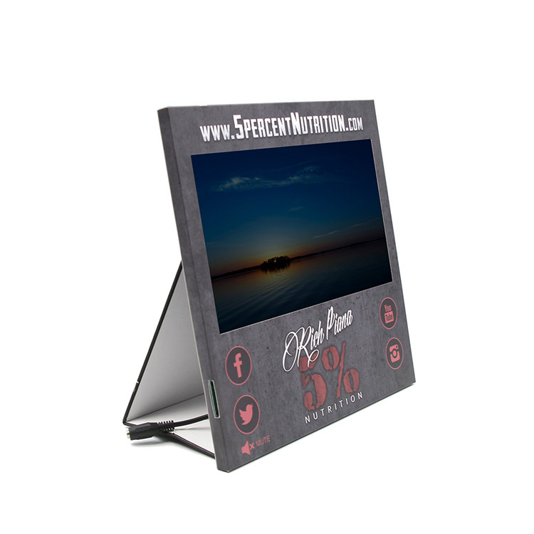 7/10 inch LCD advertisement player LCD POP video display for retail stores digital signage