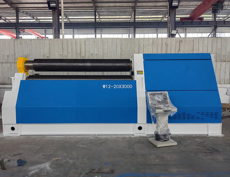 Metal Plate CNC 4 Roller Bending Machine Hydraulic W12-20×3000