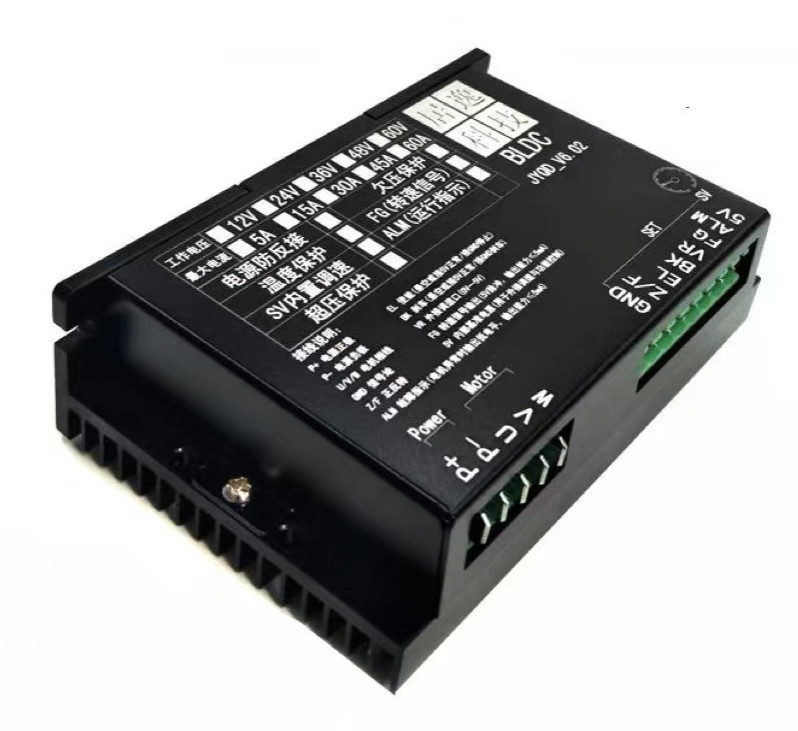 JUYI 30A 45A 60A Sensorless Motor Controller For BLDC Brushless Motor With O.V/L.V Protection