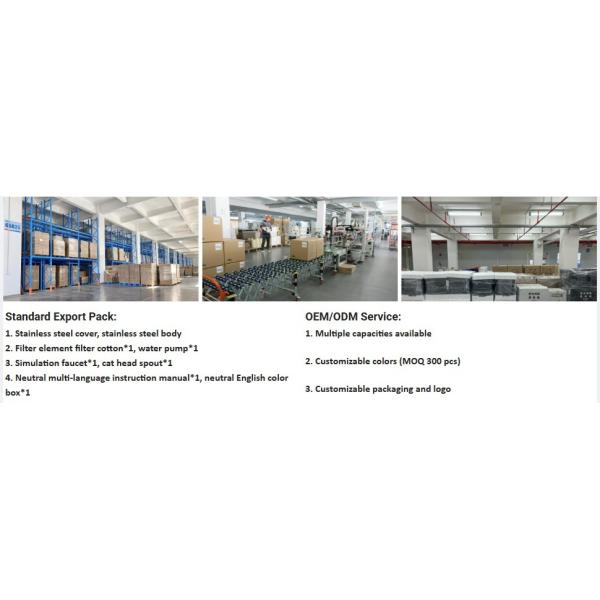 Large Capacity Smart Water Dispenser Multiple Water Outlet Modes Dispenser For Cat Dogs