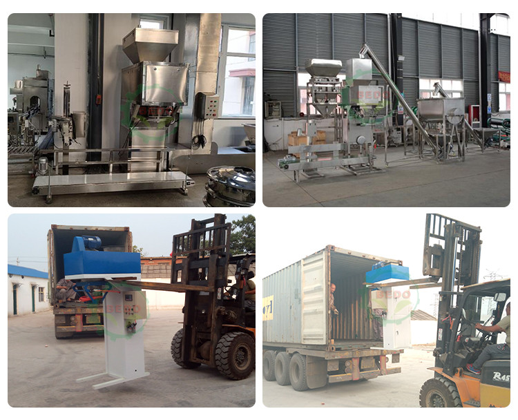 1.5KW Wood Pellet Packing Machine AC380V PLC Control