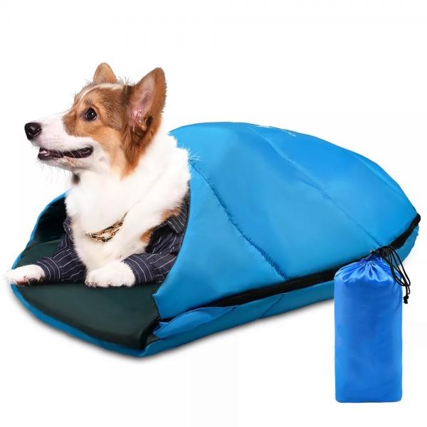 Double Zipper 89*66cm 170T Polyester Dog Sleeping Bag