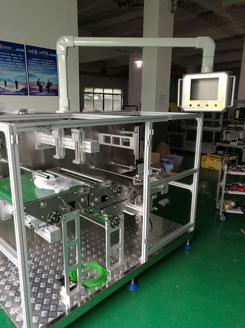Non Woven Mask Production Machine Friendly Operation Compact Design