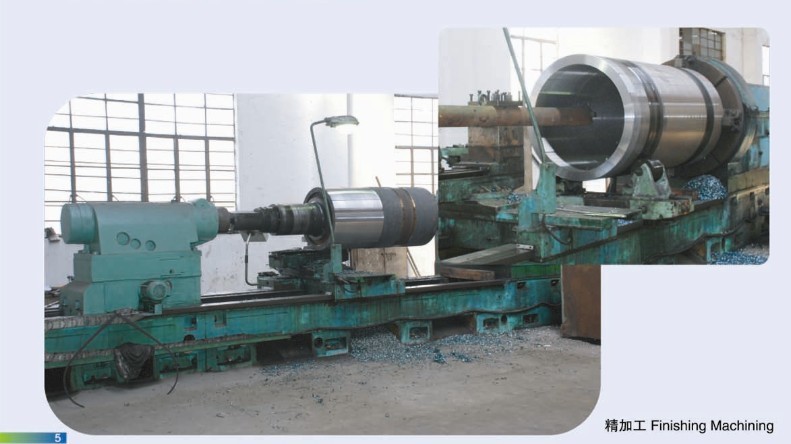 Forged Steel Rolls shell spool for Aluminum Continuous Casting rolling machine
