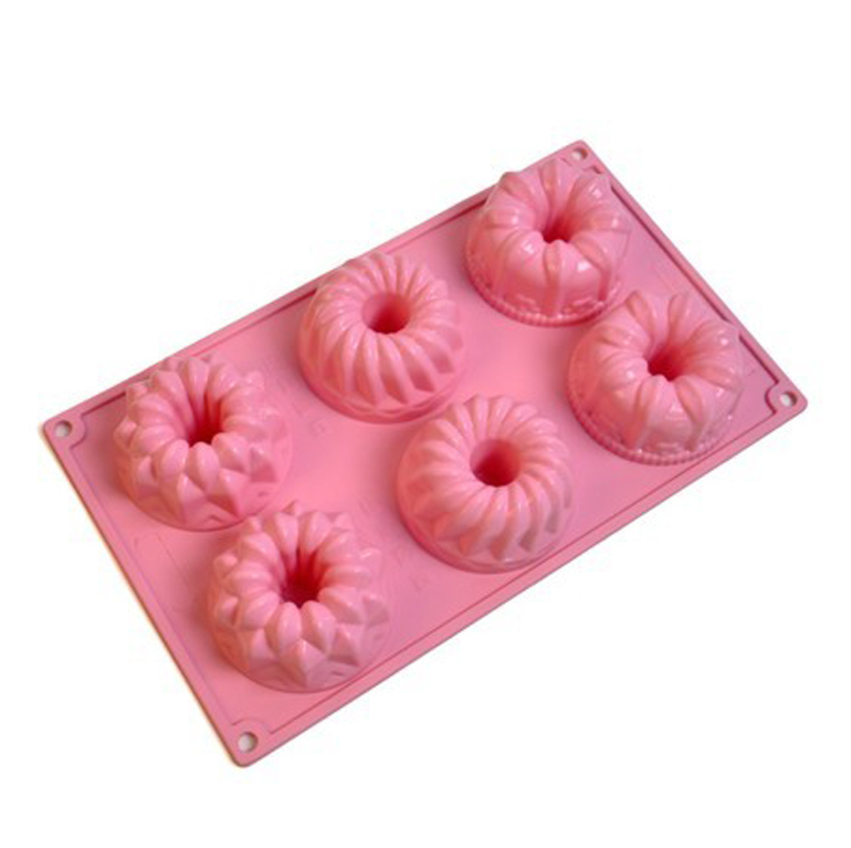 Silicone manufacturer Silicone baking tools 6 cups doughnuts shaped silicone mold SB-016