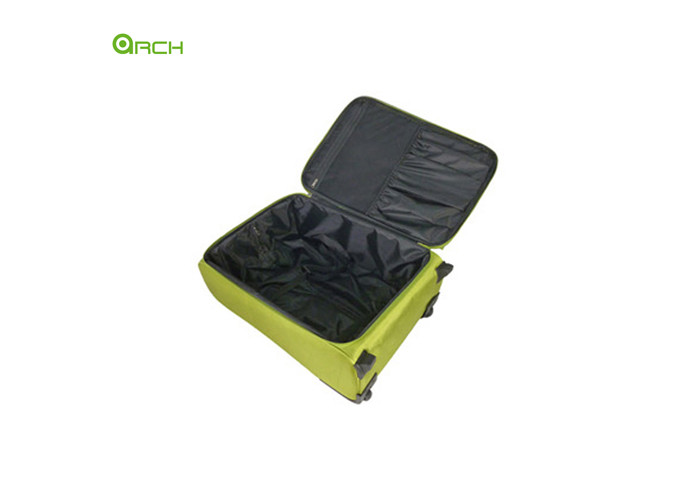 Light Weight 1680D Polyester Soft Sided Luggage with Aluminum Trolley System