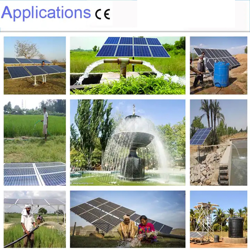 Solar Water Pump 400 Watt Submersible DC Borehole Pump Solar Water For Deep Well Agriculture Farm