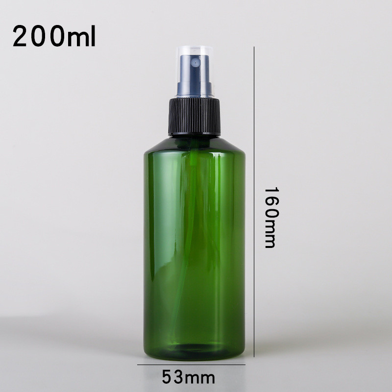 Green Refillable Plastic Pump Bottle 100ml 50ml 150ml 200ml 500ml Fine Mist Spray Bottle For Disinfectant Painting