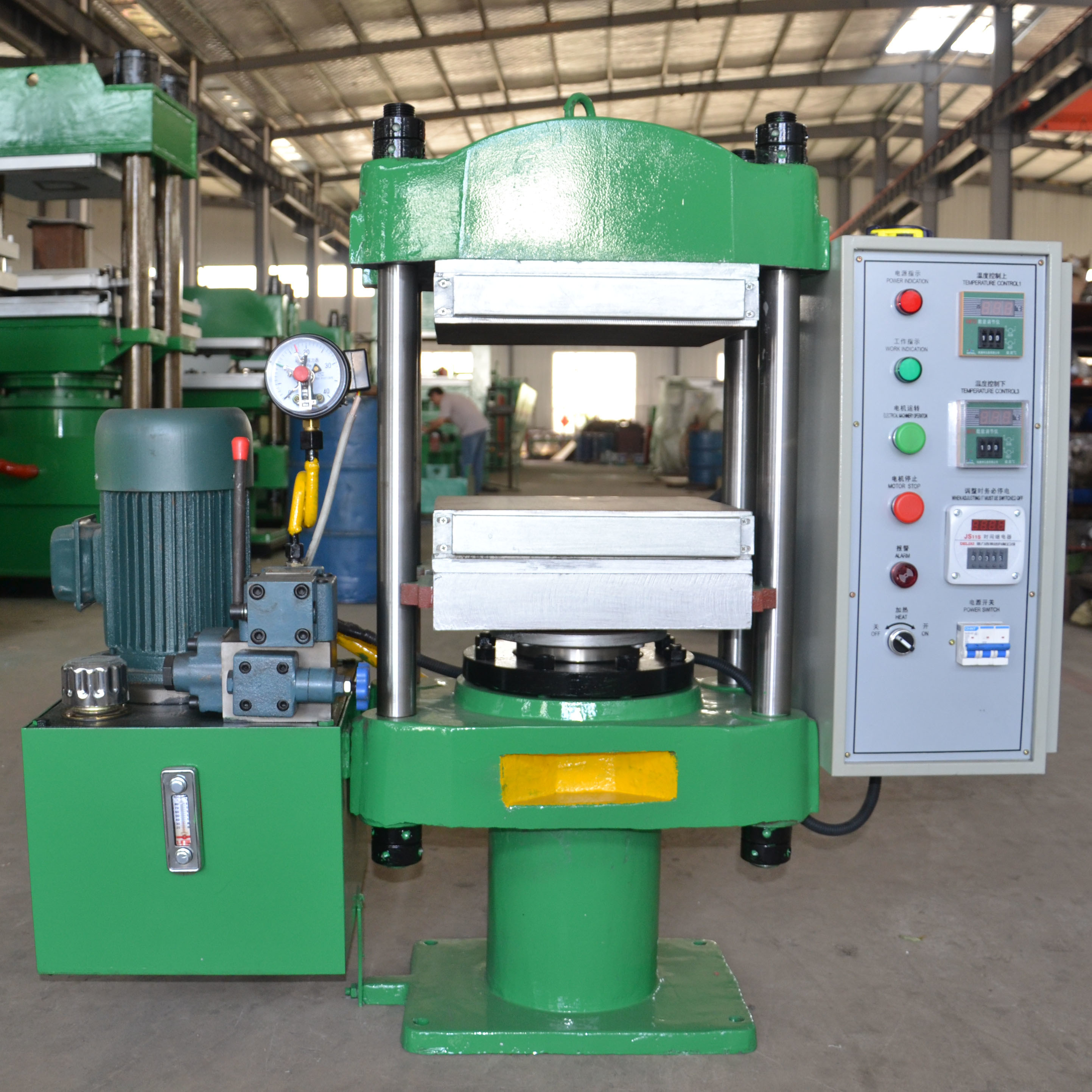 Four Pillar Type Rubber Vulcanizing Press Machine