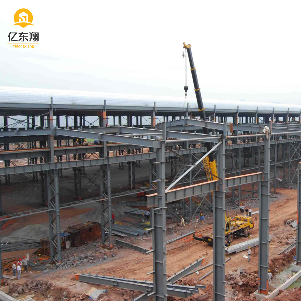 Customized Steel Frame Workshop Metal Frame Prefabricated Workshop Buildings