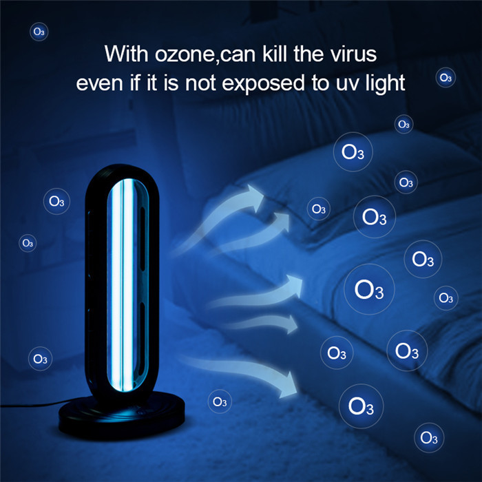 35m² ABS 38W UV Desk Lamp UV Disinfection Lamp