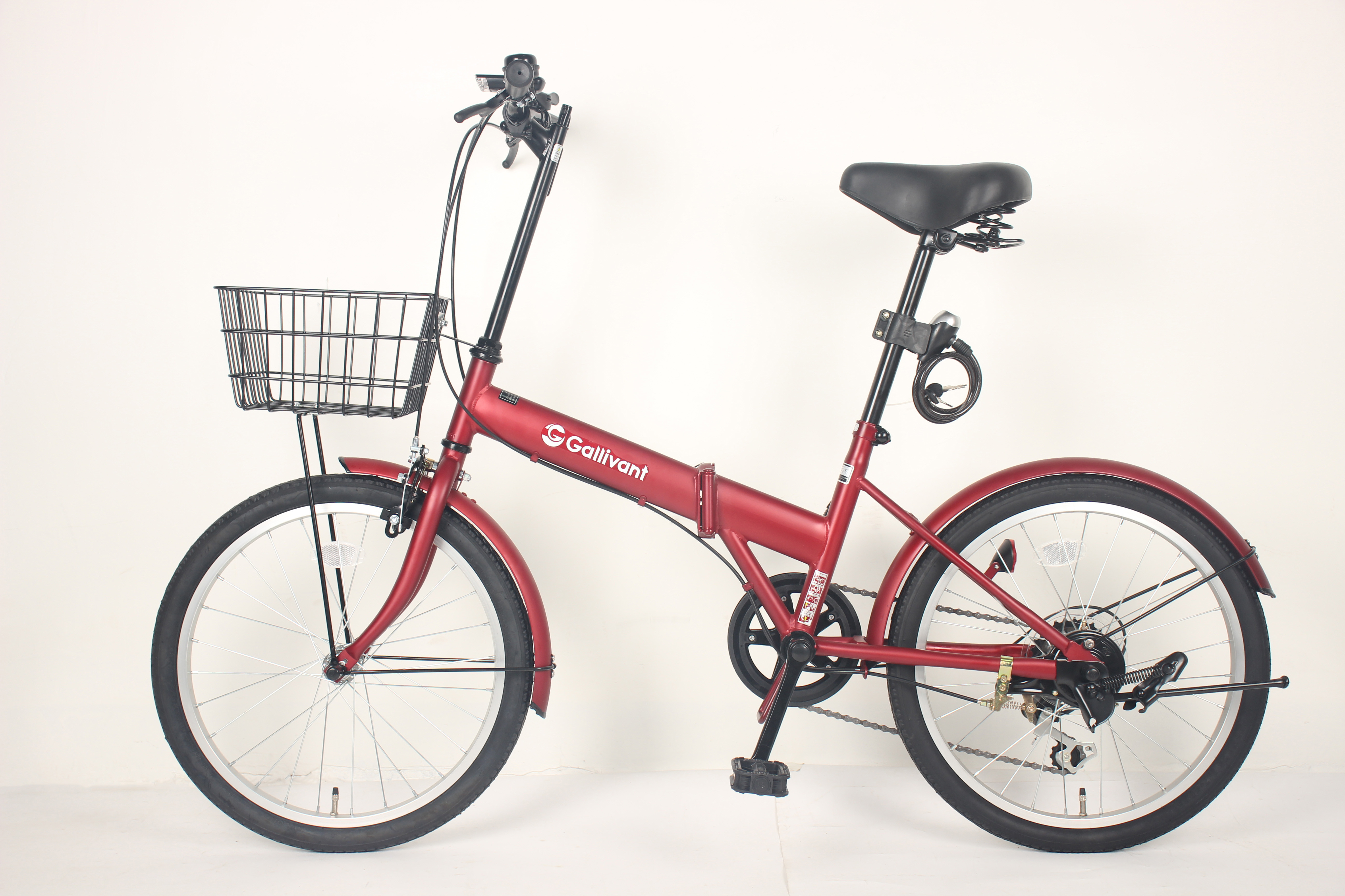 20 Inches Foldable Road Bicycle Leather Saddle Material Steel Fork Material End Performance