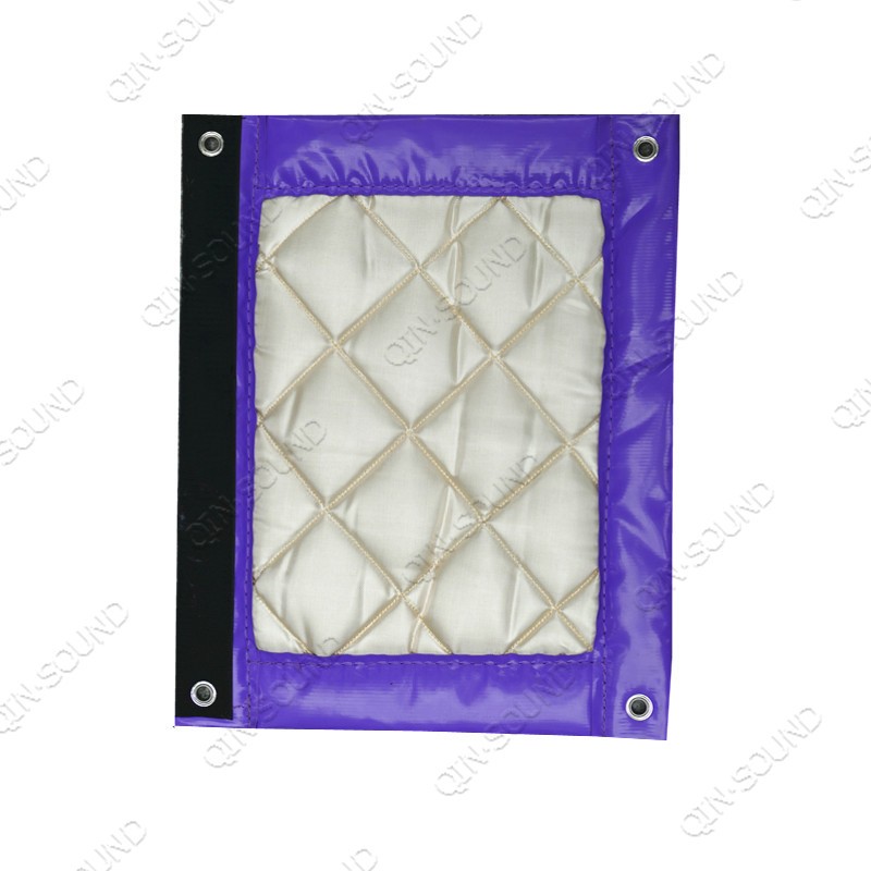 Portable Noise Barriers for Construction Chain Link Fence Panels