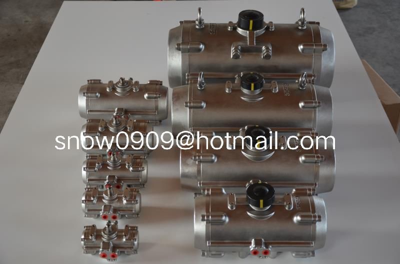 Stainless Steel 316/304 Material Pneumatic Actuator Control Valve