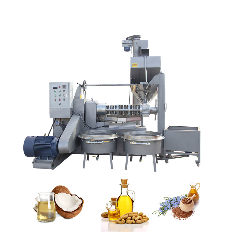 Peanut / Rapeseed Screw Oil Press Machine Oil Press Extractor High Oil Yield