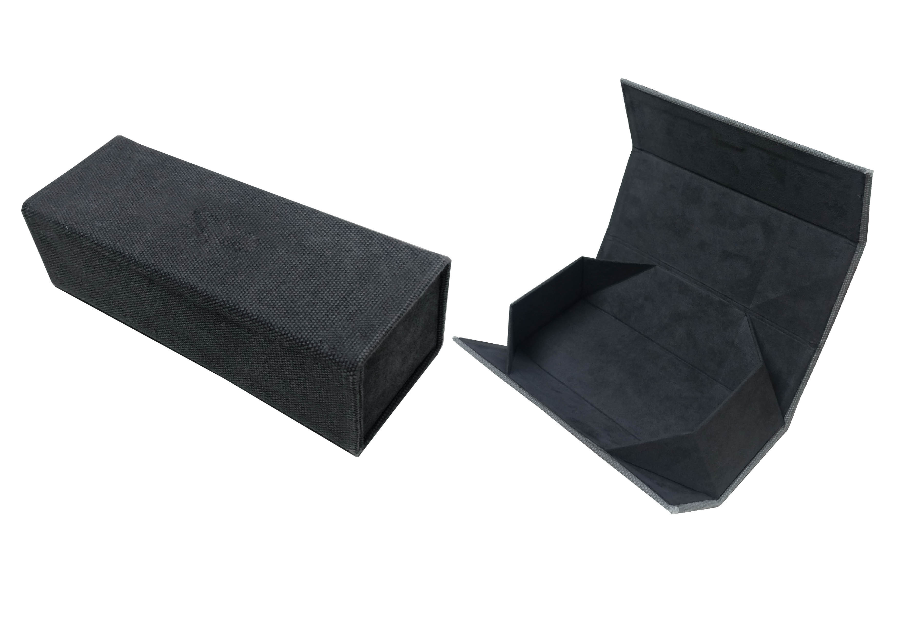 Foldable Handmade Sunglasses Case Box Made From Canvas Rectangular Shape