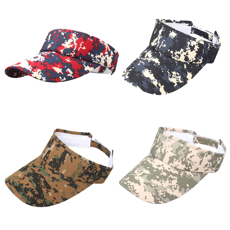 Unisex Men Outdoor Adjustable Sport Sun Visor Golf Hat Cap